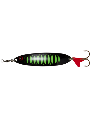 SLIM STANDARD SPOON 8CM 24G SINKING FLUO GREEN/BLACK UV