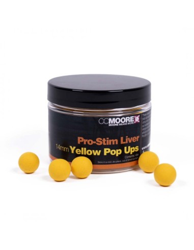 Pro-Stim Liver Yellow Pop Ups 14mm