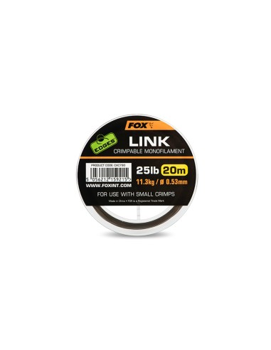 Fox EDGES™ Link Trans Khaki Mono 25lb