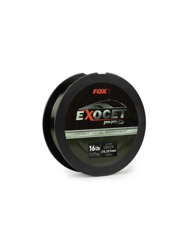 Fox Exocet Pro Mono 0.331mm 16lbs / 7.27kgs (1000m)