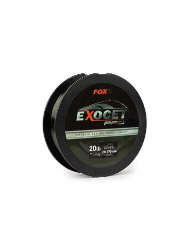 Fox Exocet Pro Mono 0.370mm 20bs / 9.09kgs (1000m)