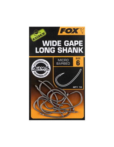 Fox EDGES™ Wide Gape Long Shank Size 4