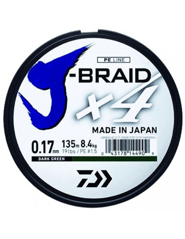 Daiwa J Braid X4 270m 0..10mm pe 0.6