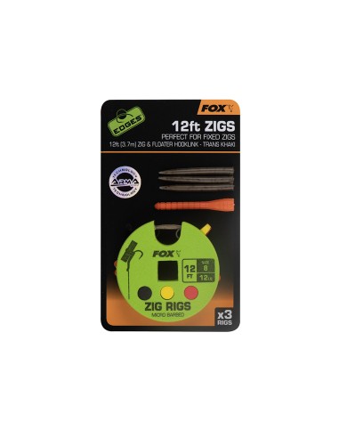 Fox EDGES™ Zig Rigs - 12ft (3.7m)