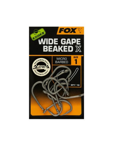 Fox EDGES™ Wide Gape Beaked X Size 1